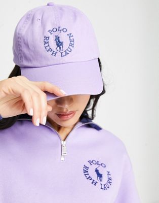 Polo Ralph Lauren x ASOS exclusive collab logo baseball cap in lavender