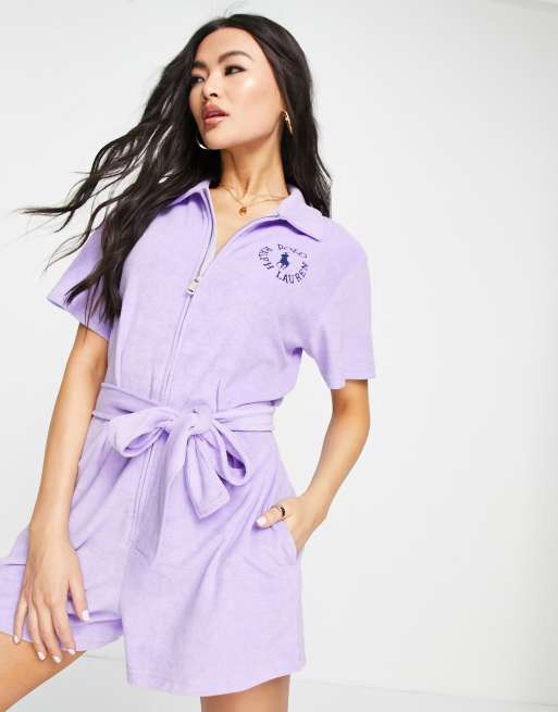 Polo store romper womens