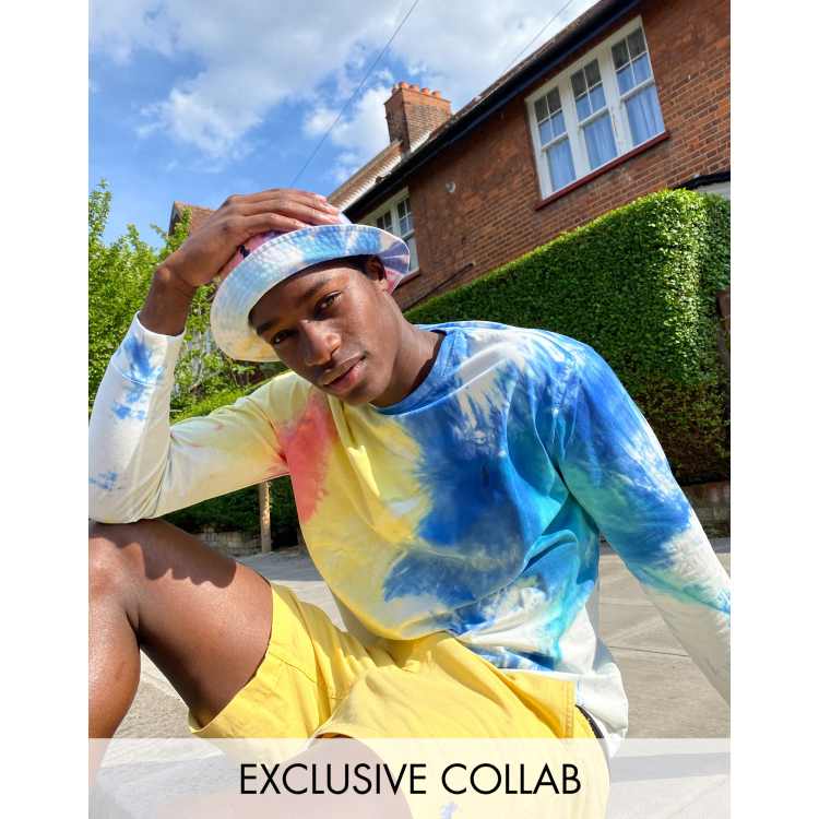 Polo Ralph Lauren x ASOS exclusive collab long sleeve t shirt in tie dye with logo