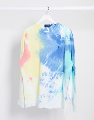 tie dye polo t shirt