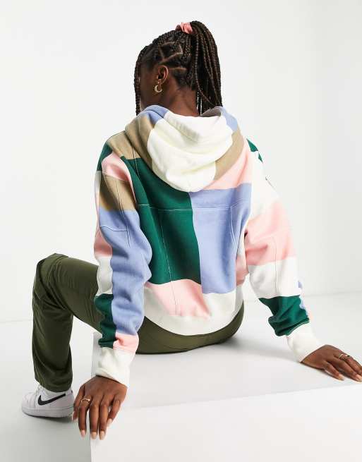 Patchwork on sale hoodie polo