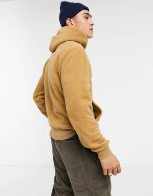 tan polo hoodie