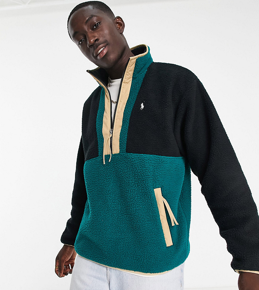 Polo Ralph Lauren x ASOS exclusive collab polar fleece in color block-Multi