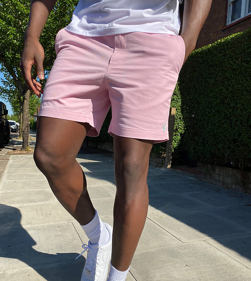Polo Ralph Lauren x ASOS Exclusive Collab – Prepster – Rosa shorts med logga