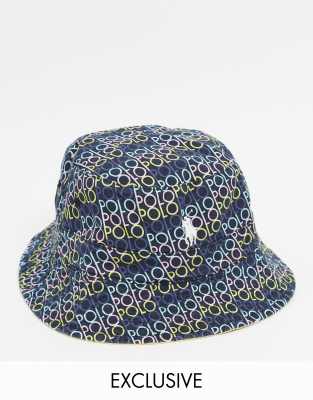 black ralph lauren bucket hat
