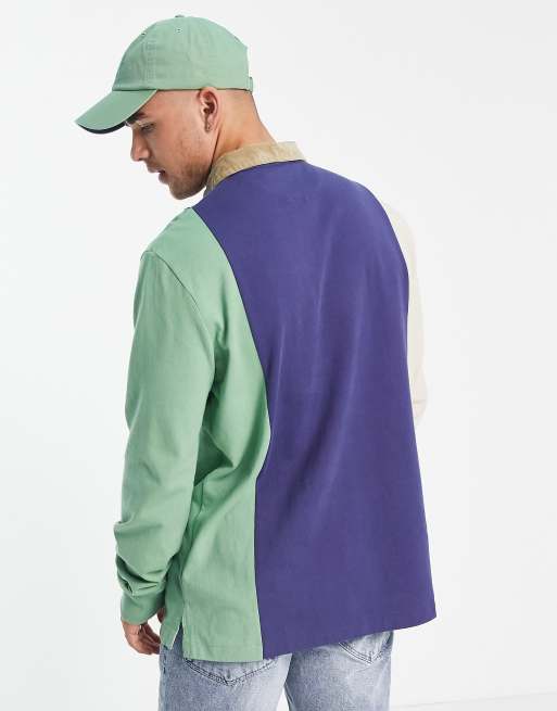 Polo Ralph Lauren x ASOS exclusive collab hoodie in green with red chest  panel