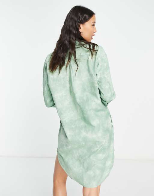 Polo Lauren x ASOS exclusive collab shirt dress in tie dye | ASOS