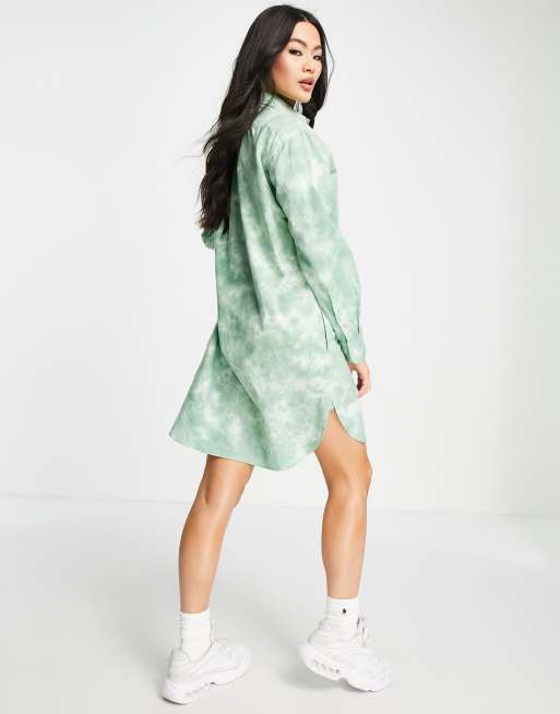 Polo Ralph Lauren x ASOS exclusive collab shirt dress in tie dye print |  ASOS