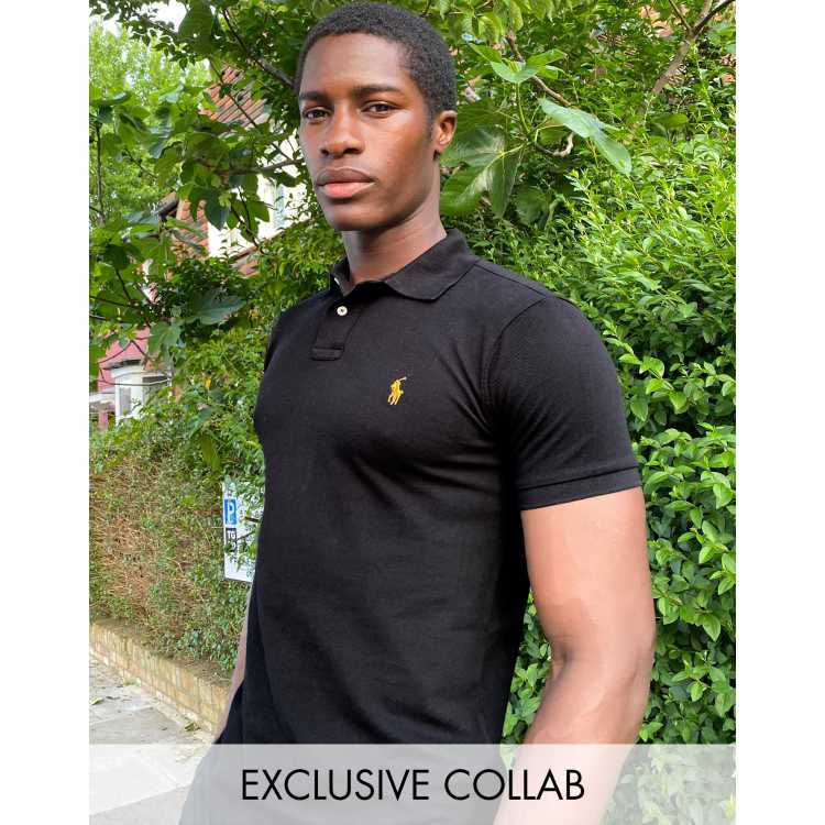 Black and gold ralph lauren clearance shirt