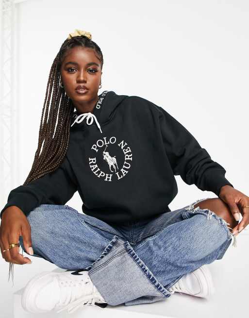 Polo Ralph Lauren x ASOS – Exclusive Collab – Svart huvtröja 