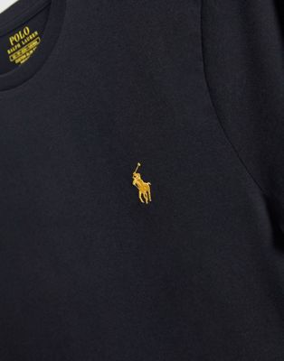 black and gold ralph lauren polo shirt