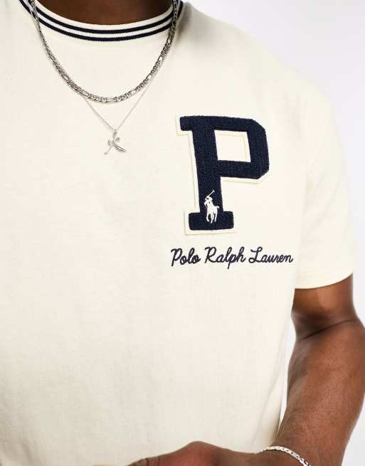 Polo Ralph Lauren X ASOS Exclusive Collab T-Shirt In Cream With