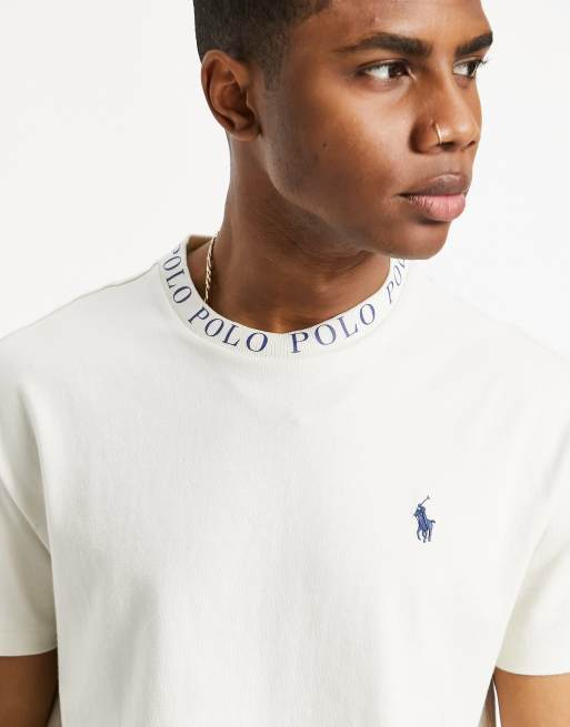 Polo Ralph Lauren X ASOS Exclusive Collab T-Shirt In Cream With