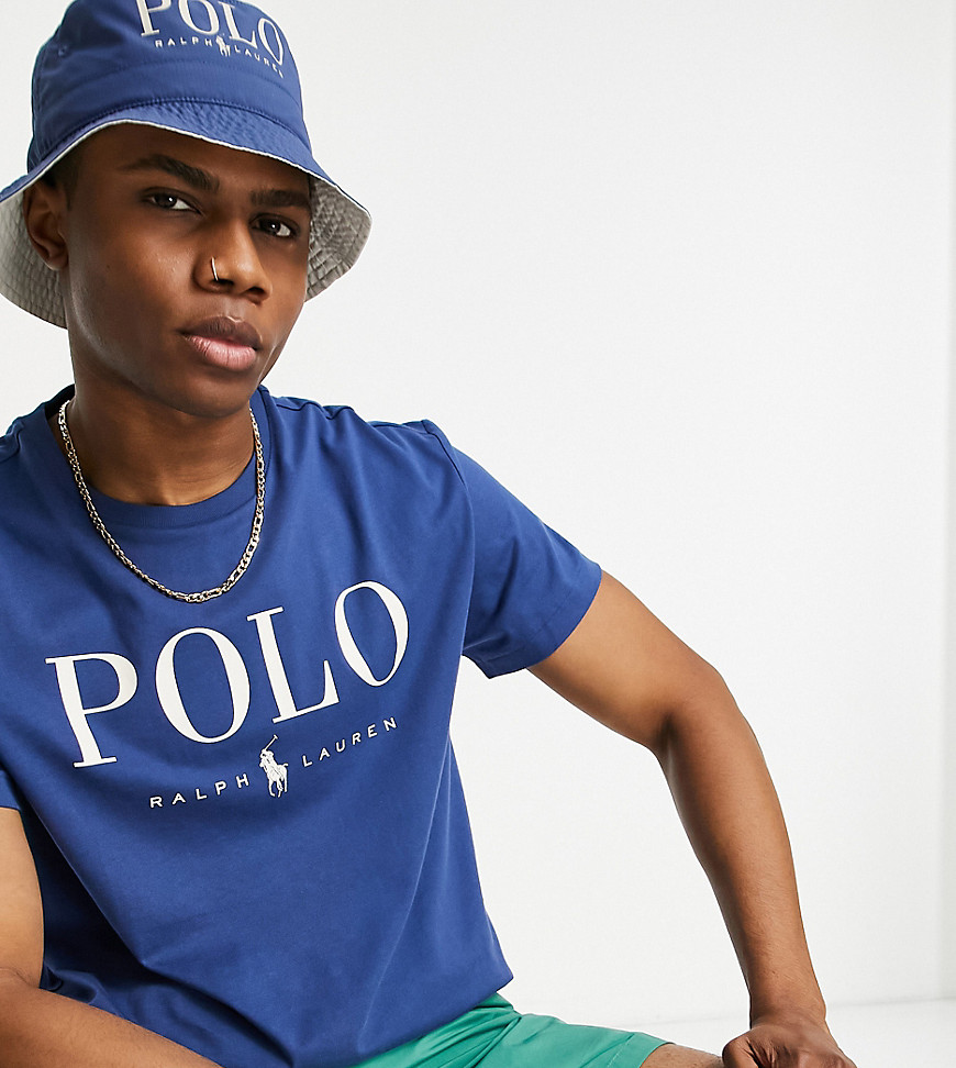 Polo Ralph Lauren x ASOS exclusive collab t-shirt in navy with chest logo