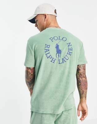 ralph lauren towelling polo shirt