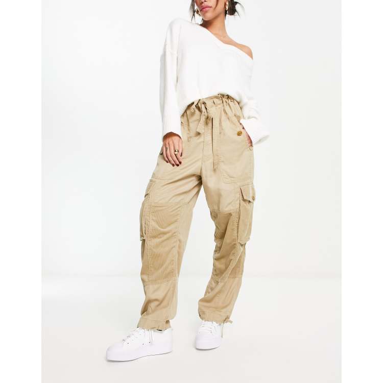 Polo Ralph Lauren x ASOS exclusive collab twill cargo trousers in khaki |  ASOS