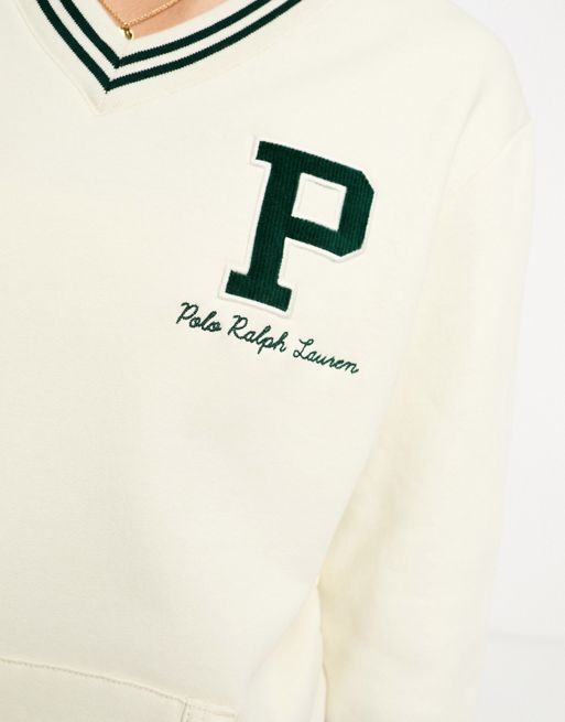 Polo Ralph Lauren x ASOS exclusive collab v neck sweatshirt with