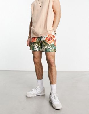 Polo Ralph Lauren x ASOS exclusive shorts in floral print with logo-White