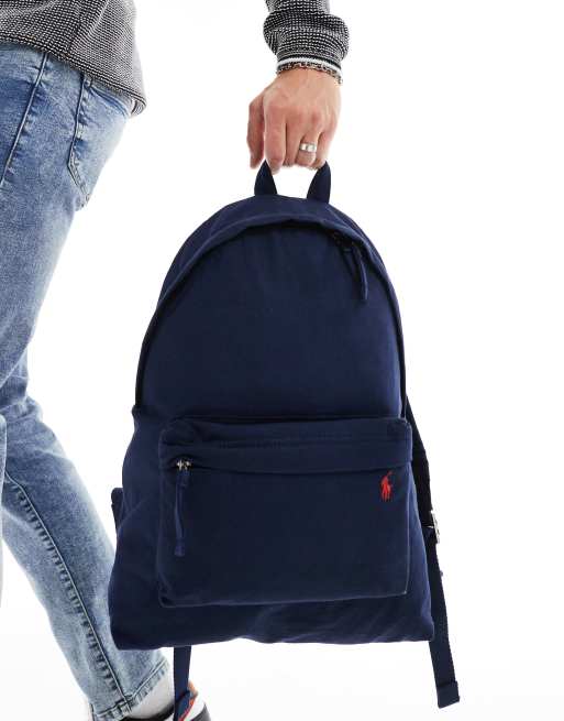 Polo Ralph Lauren - Zaino blu navy con icona, 3 di 4