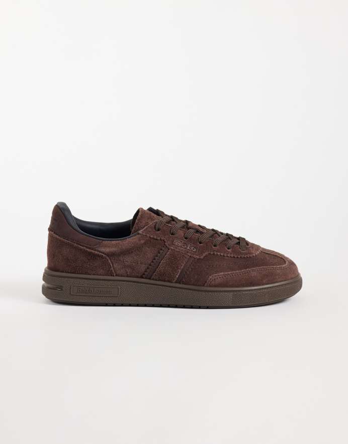Polo Ralph Lauren zapatillas de deporte marrón oscuro