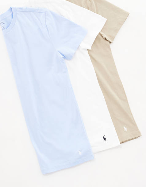 Polo Ralph Lauren 3 pack lounge t-shirts in multi