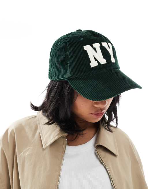 Polo Ralph Lauren – Zielono-biała baseballowa czapka z daszkiem i logo