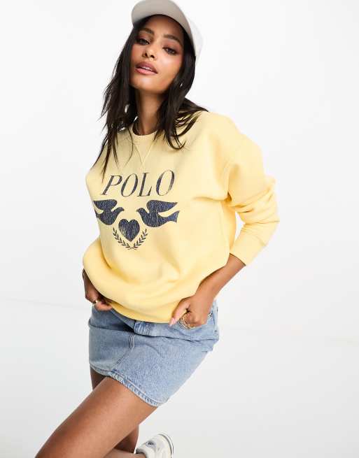 Polo Ralph Lauren – Żółta bluza z logo, 2 z 4