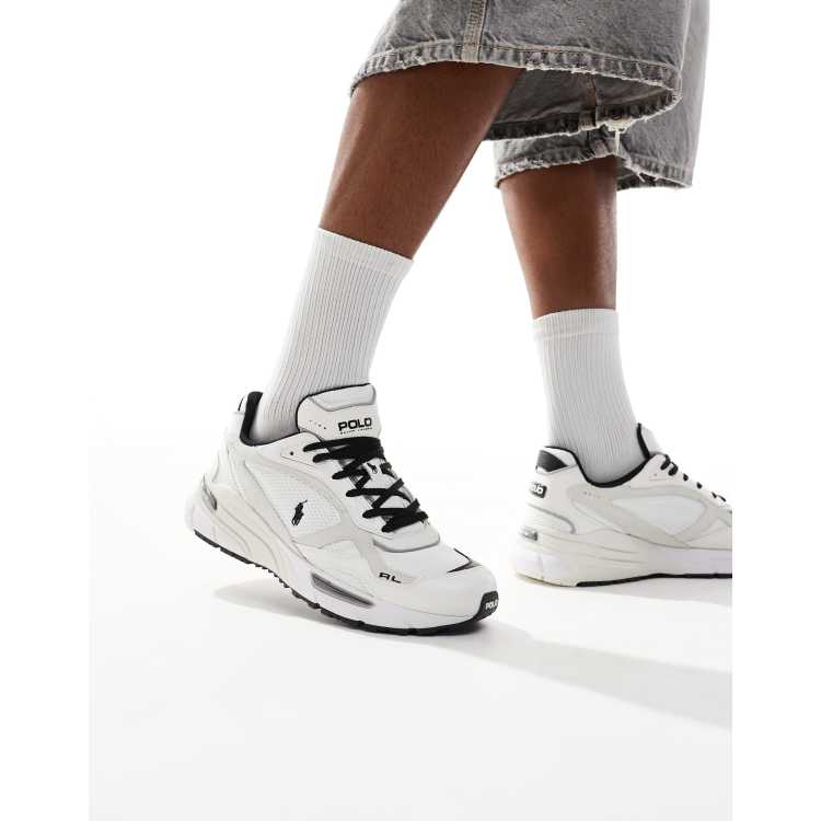 Polo Raph Lauren Trackstr 275 trainer in white with contrast logo