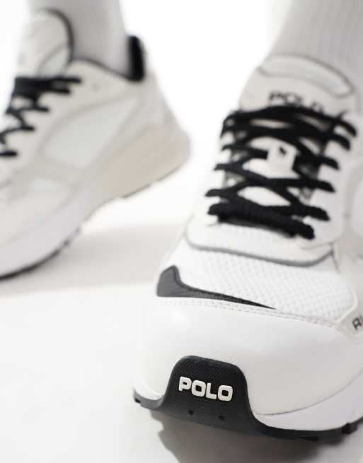 Polo Raph Lauren Trackstr 275 trainer in white with contrast logo