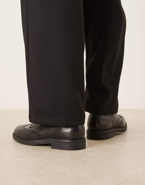 Polo Rlaph Lauren – Asher – Eleganckie czarne buty skórzane - view 1