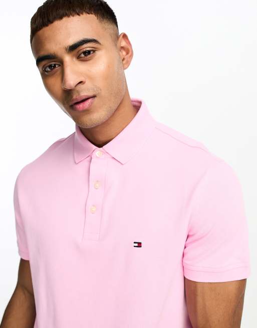 Polo rosa de corte slim 1985 de Tommy Hilfiger ASOS