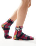 Polo Sport Ralph Lauren socks in pink check