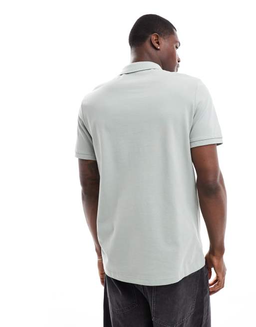 Polo verde claro de piqué de ASOS DESIGN, 4 de 4