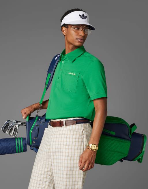 Polo verde de golf con bolsillo Archive de adidas Originals, 4 de 4