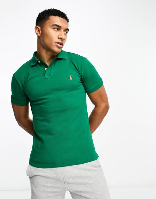 Polo cheap pique verde