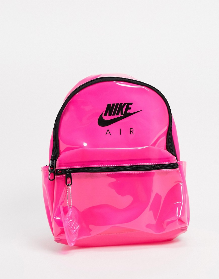 Полупрозрачный розовый мини-рюкзак Nike Air