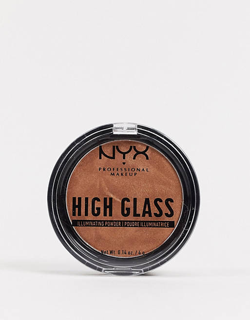 Polvos iluminadores High Glass de NYX Professional Makeup - Golden Hour