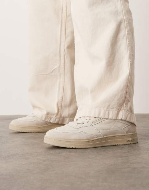 Pompeii - Elan Pippa - Sneakers in pelle bianco sporco, 5 di 5