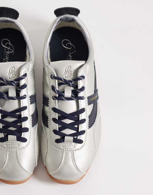 Pompeii - Gemini - Sølvfarvede sneakers i læder, 2 af 5