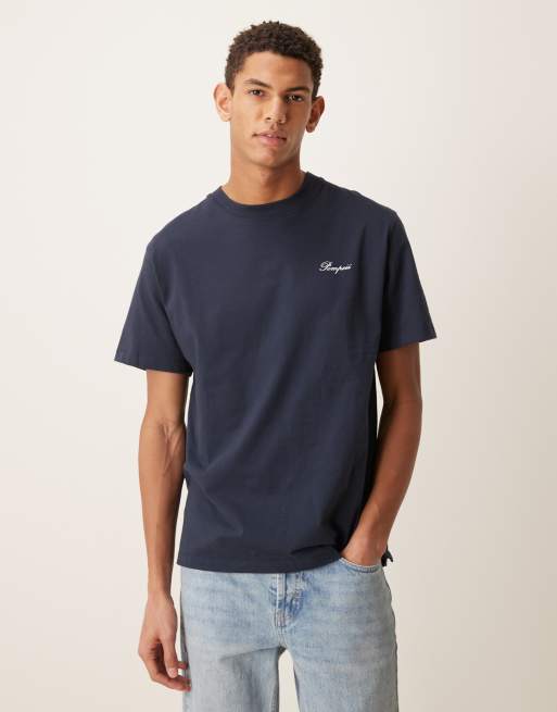 Pompeii graphic short sleeve tee with back print in navy, 3 of 5
