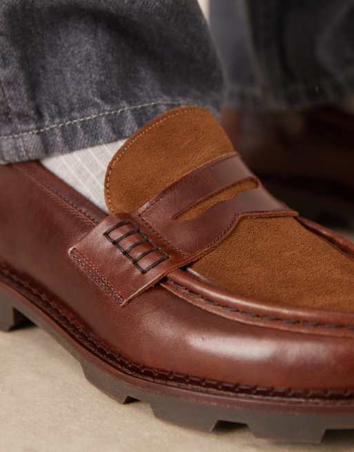 Pompeii – Modena – Leder-Loafer in Braun und Beige, 2 von 4