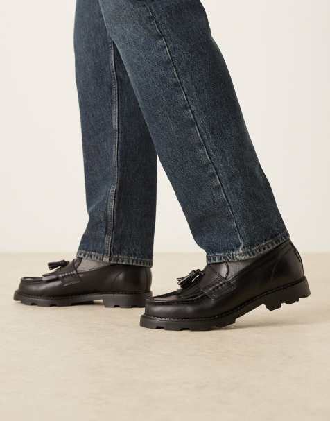 Pompeii – Modena – Leder-Loafer in Schwarz mit Quasten - view 1