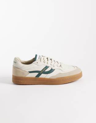 Pompeii Uk Pompeii Pippa Leather Lace Up Sneakers In Multi