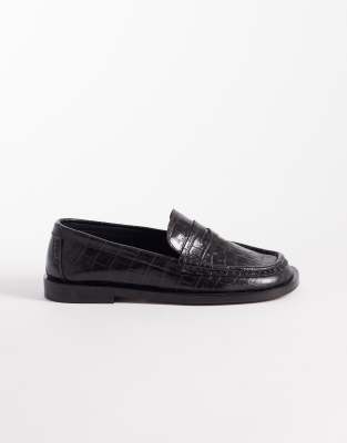 Pompeii Uk Pompeii Vega Form Loafers In Black