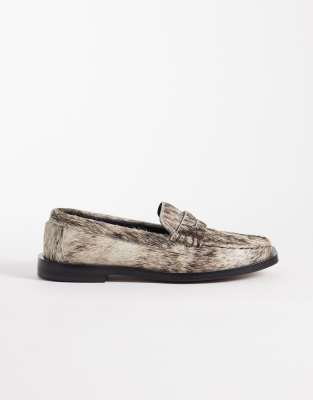 Pompeii Uk Pompeii Vega Pony Hair Loafers In Multi