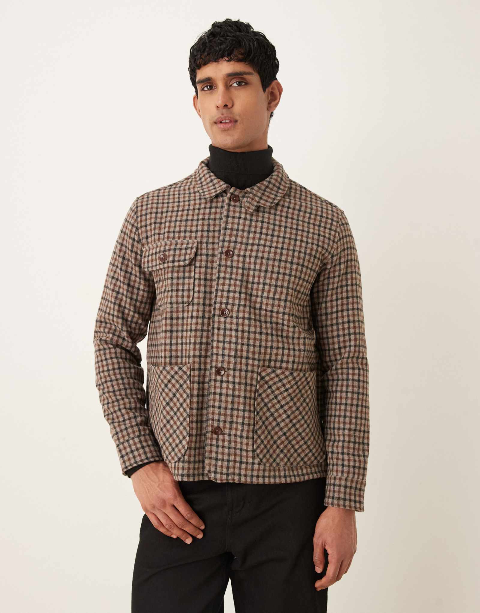 Жакет из полушерстяной ткани 