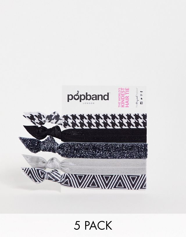 Popband Working Girl Printed Hairbands 5 Pack