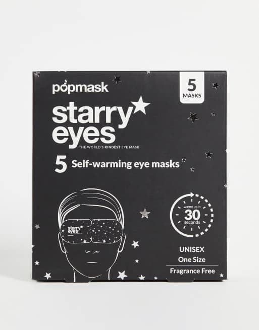 Popmask – Starry Eyes – Zestaw 5 sztuk nagrzewających się maseczek na oczy