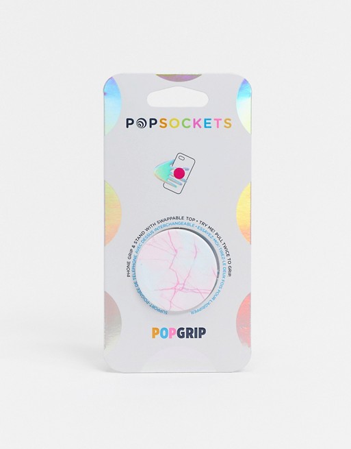 Popsocket holographic marble phone stand