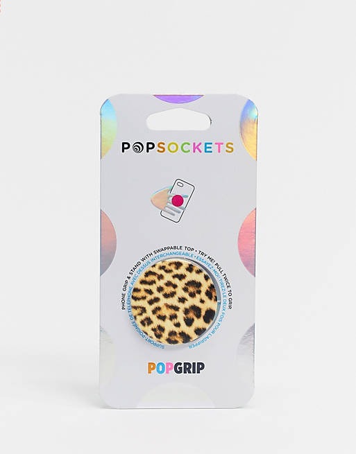 Popsocket leopard print phone stand | ASOS